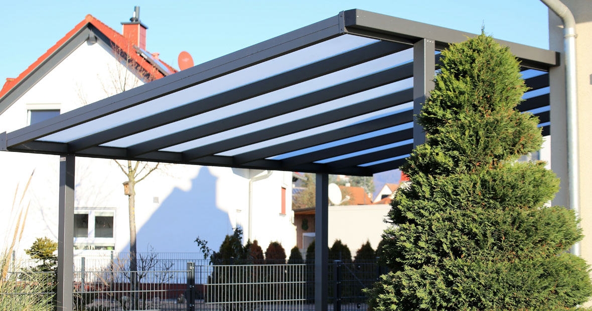 Les carports en aluminium